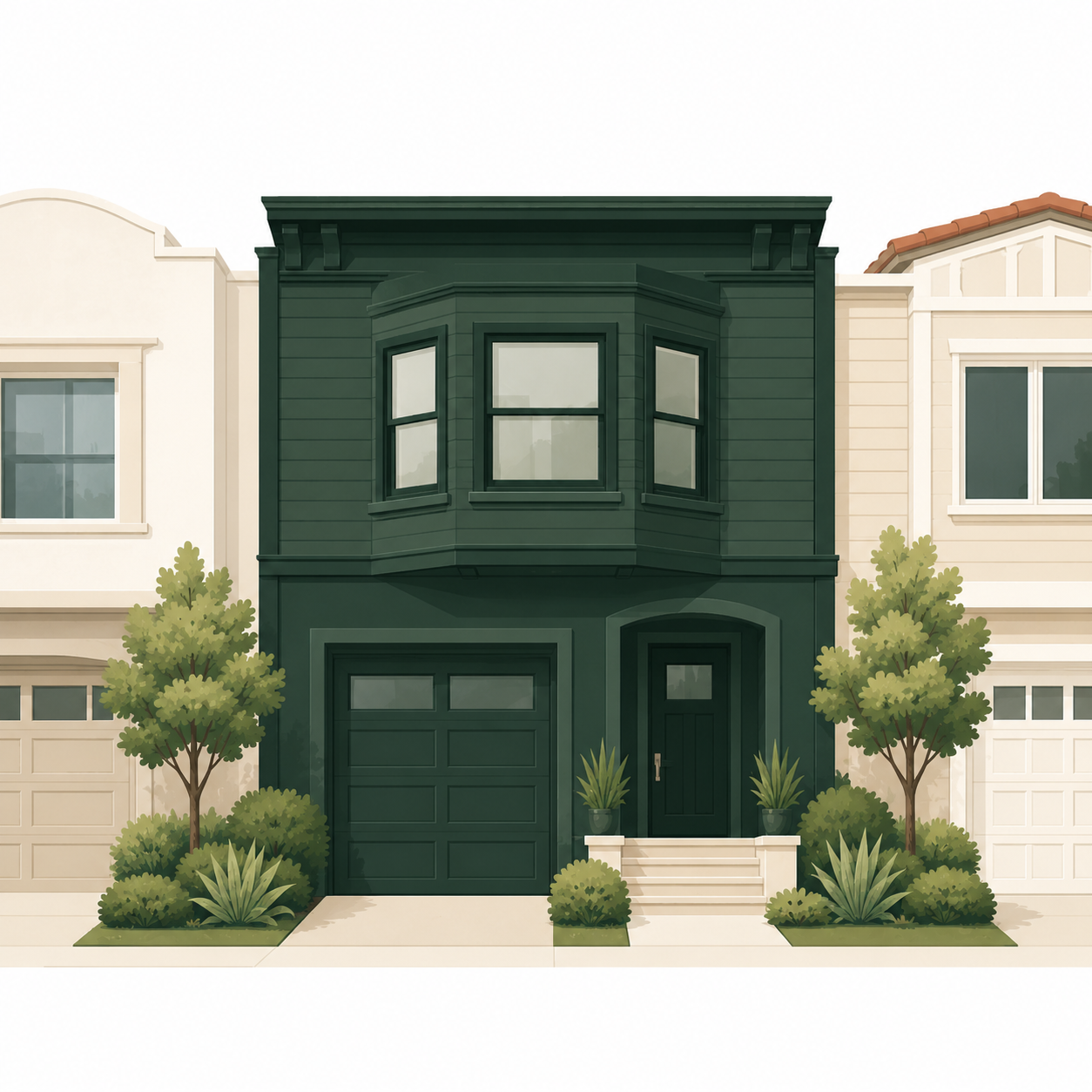 Long-term rental illustration